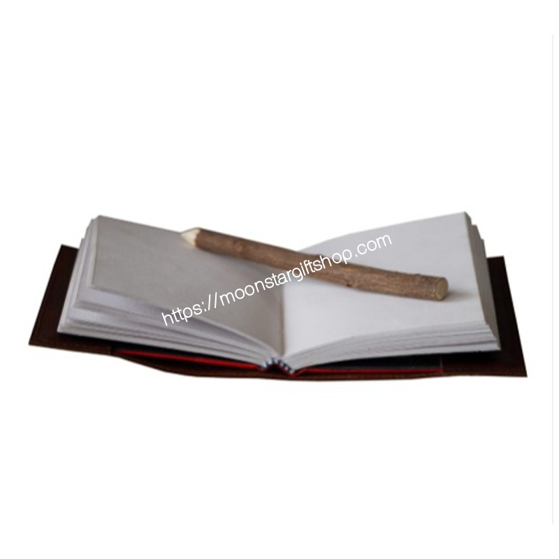 Handmade Tree of Life Refillable Brown Leather Journal Softcover Notebook 2