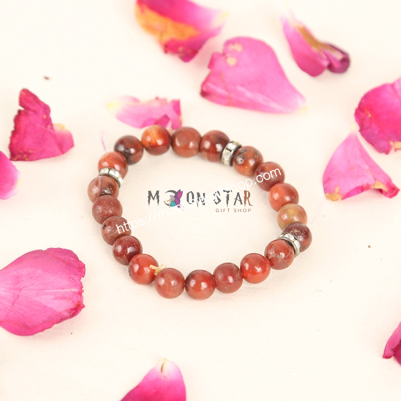 Carnelian Gem stone Healing Crystal Bracelet