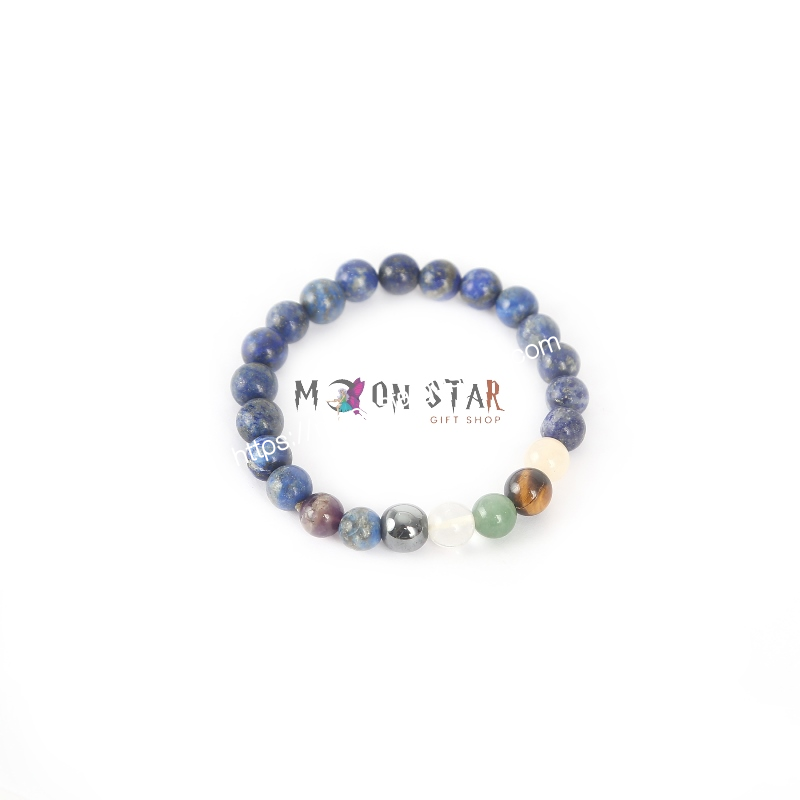 Lapis Lazuli Diamond Cut Bracelet
