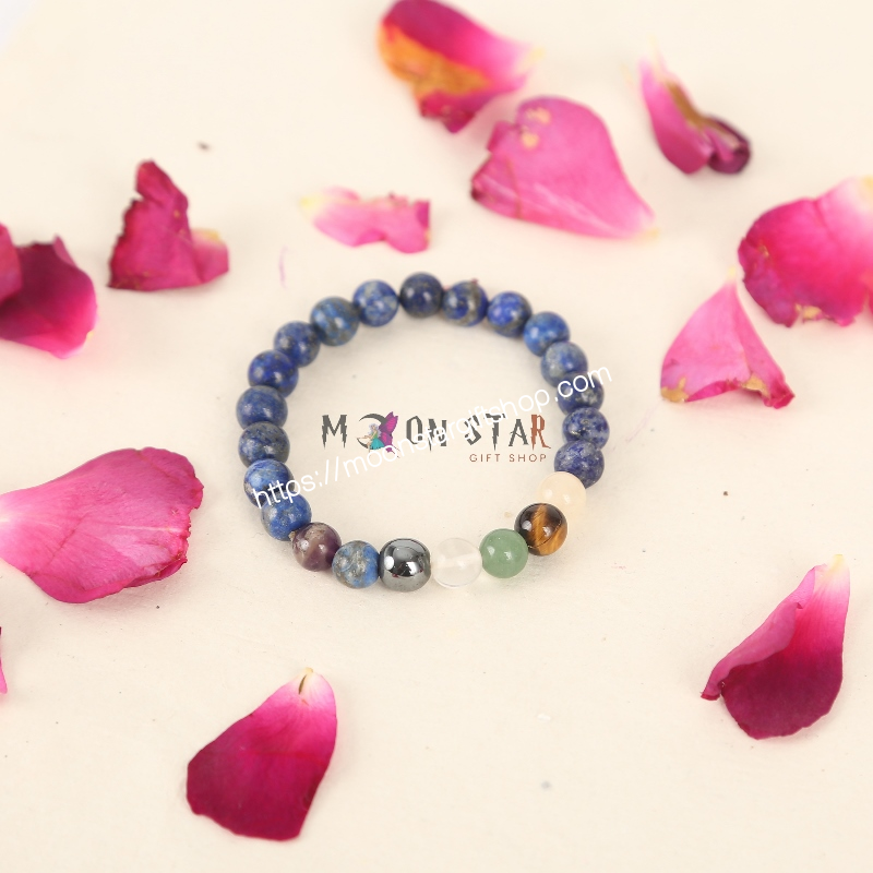 Lapis Lazuli Diamond Cut Bracelet
