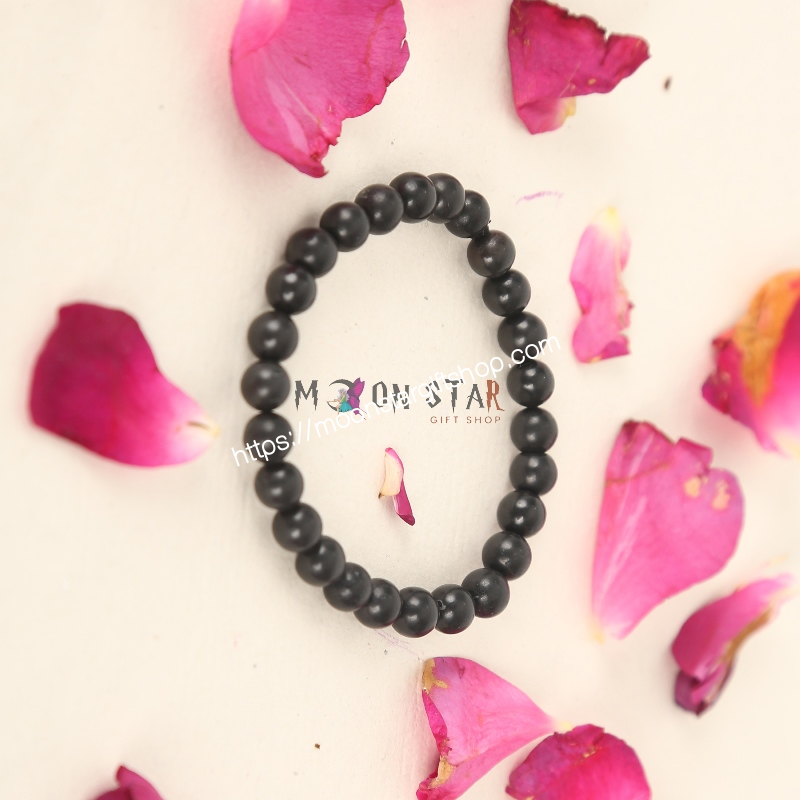 Black Agate Gemstone Bracelet