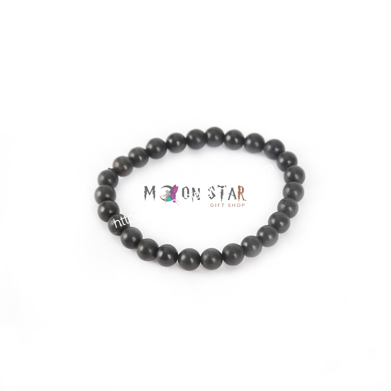 Black Agate Gemstone Bracelet
