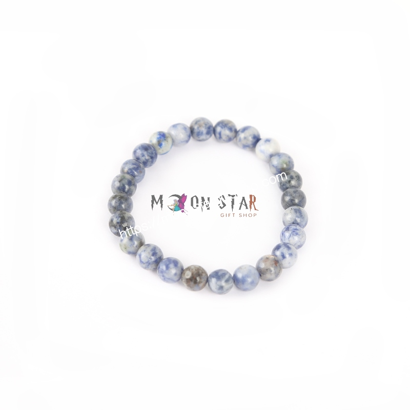 Lapis Lazuli Diamond Cut round Bracelet
