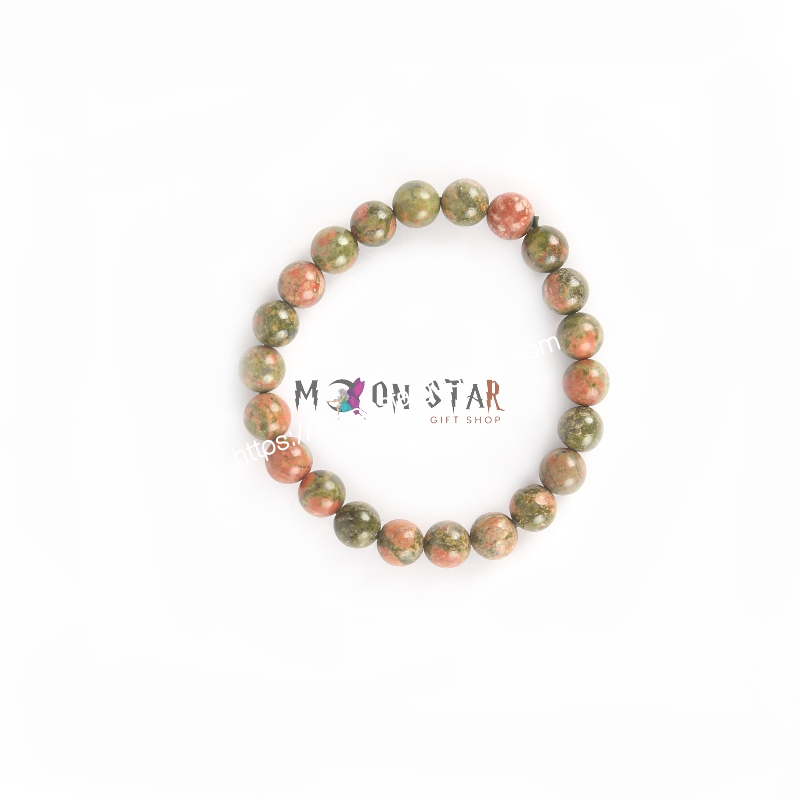 Unakite Healing Crystal Bracelet