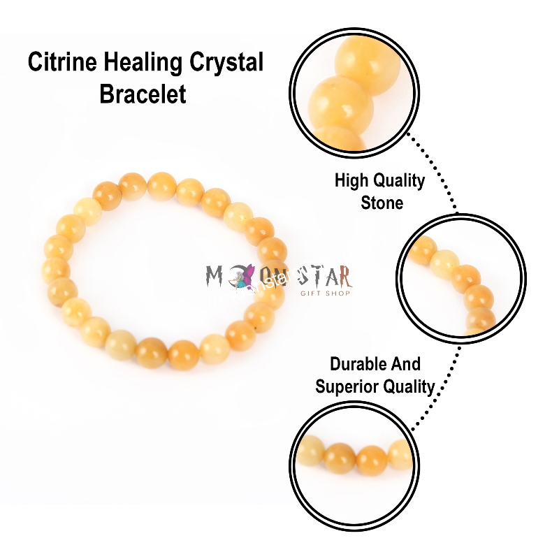 Citrine Healing Crystal Bracelet