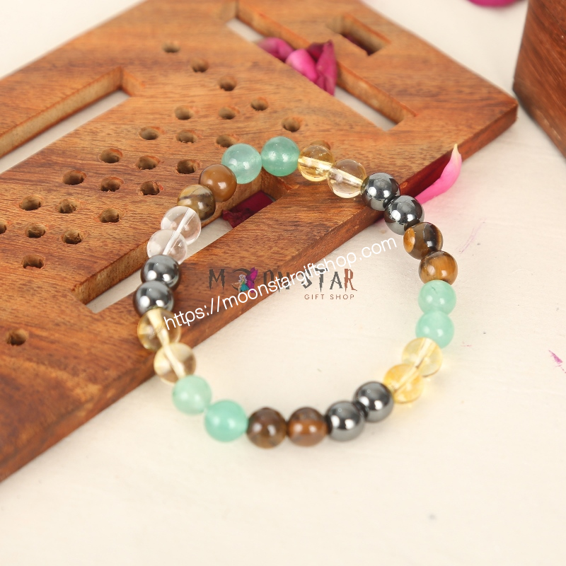 Multicolor Healing Crystal Bracelet